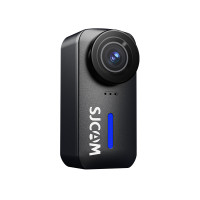 SJCAM C110+ 拇指運動相機 | 4K摩托車記錄器 | 第一視角vlog拍攝 | 防手震運動相機 - 黑色C110+（六軸陀螺儀防手震）