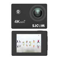 SJCAMS J4000AIR運動相機 | 高清4K戶外攝影機 | WiFi摩托車記錄儀 | 運動攝錄設備 - 黑色