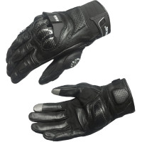 BENKIA HDF-GK118 電單車真皮手套 | 騎乘防護手套 | 耐磨防風 - 黑色 - 2XL碼