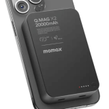 Momax Q.Mag X2 超薄磁吸流動電源 (20000mAh) - 黑色 |  35W 快充 | 磁性卡扣設計 | 香港行貨