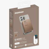 Momax Q.Mag X2 超薄磁吸流動電源 (20000mAh) - 砂岩色 |  35W 快充 | 磁性卡扣設計 | 香港行貨