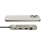 Momax 9合1 USB-C Hub 多功能轉換器 (DH19L) - 鈦金色 | PD3.0 | 100W高速分插器 | 香港行貨