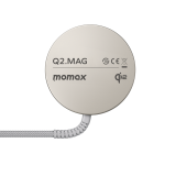 Momax Q2.Mag Qi2 磁吸無線充電器 - 鈦金色 | 超薄設計 | 15W快充 | 香港行貨