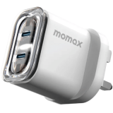 Momax 1-Charge Flow 35W 雙輸出充電器 - 白色 | GAN技術 | 4重保護 | 香港行貨