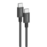 Momax  Elite 60W USB-C 0.5M 連接線 編織紋充電線 (DC29D) - 黑色 | 移動電源伴侶 | 方便慳位 | 香港行貨