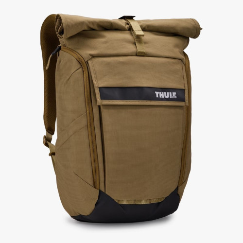 Thule Paramount Backpack 防潑水電腦背包 24L - 棕色 | 後部拉鍊袋 | 拉桿箱套接帶 | 香港行貨