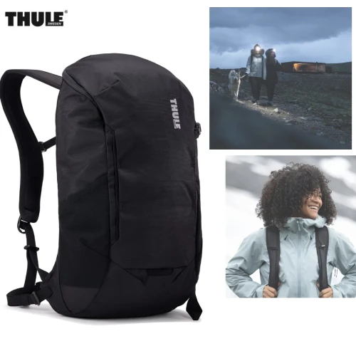 Thule AllTrail Daypack 超輕巧登山背包 18L - 黑色 | 內附防雨罩 | 旅行裝備 | 可拆卸固定帶 | 香港行貨