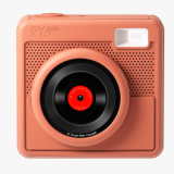 Rubyoung RY.Spin 氛圍小圓屏藍芽音箱 - 橙色 | 智能藍芽音響 | 圓屏視覺享受 | 高質量音樂體驗 | 氛圍製造器 | 香港行貨