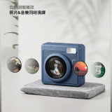 Rubyoung RY.Spin 氛圍小圓屏藍芽音箱 - 橙色 | 智能藍芽音響 | 圓屏視覺享受 | 高質量音樂體驗 | 氛圍製造器 | 香港行貨