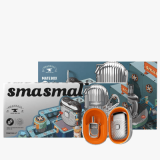 Smasmall Matebox 紳士套裝 (S1電動剃鬚刀 X M1鼻毛修剪器 X D1Box昔馬蛋) - 銀色 | 3合1修面套裝 | 香港行貨