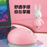 Miffy MIF13 無線全鍵盤+滑鼠+鍵盤滑鼠墊 3合1套裝 - 粉紅色 | 打字機圓形按鍵 | 多媒體按鍵 | 超遠傳輸 | 香港行貨