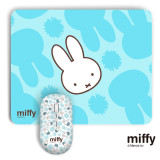 Miffy MIF31 2.4G無線鼠標+鼠標墊 套裝 - 粉藍色 | 舒適辦公 | 2.4G無線連接技術 | 便攜式滑鼠套裝 | 香港行貨