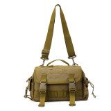 5L 多功能單肩包-卡其色 | 防水面料 | 多分倉 | 大容量