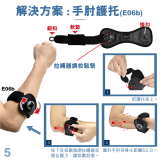 MEDEX E06b - Tennis Elbow Clasp (Universal) Cinch Device 手肘護托 | 附微調拉繩器 | 支持肌肉恢復 | 緩解關節疼痛 | 香港行貨