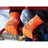 Towa PowerGrab® Thermo335 乳膠防寒手套（橙色）-9號 | 冷凍環境 | 建造業 | 園藝 | 一般常用 | 物流業 | 香港行貨