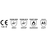 Towa PowerGrab® Katana 310 乳膠防界手套-9號 | 建造業 | 玻璃工業 | 物流業 | 維修保養 | 香港行貨