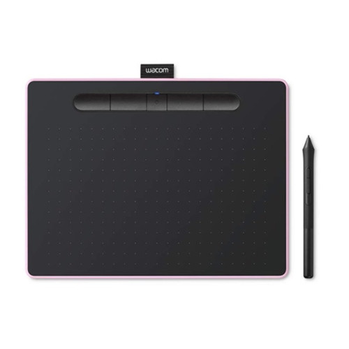 Wacom CTL-6100WL/P0-C Intuos M 藍牙數位繪圖板 - M 莓色 | 4,096 階數位筆感壓 | 4個快捷鍵 | 香港行貨