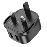HOCO CS31B瑞聚雙口充電組 - Type-C 套裝 | 支援快充充電(英規) | 旅遊充電組 | 安全充電保護