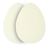 高跟鞋鞋底防滑貼 - 透明色（圓頭） | 前掌消音耐磨防滑墊 | 水紋自黏減震鞋底保護貼 | 行走消音效果 | 減震緩衝功能