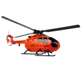 RC ERA C186-BO105 1:48四通單槳遙控模型直升機 - 橘色總承座遙控器+中配兩個機身電池| 航空軍事模型玩具 | 3種速度模式