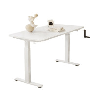 暢騰 F728 手動升降桌 - 白色+白色桌面(1200*600*25mm)| 手動調整高度 | 家用學習書桌 暢騰 F728 手動升降桌 - 白色+白色桌面(1200*600*25mm)| 手動調整高度 | 家用學習書桌