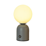 北歐馬卡龍檯燈 - 亞灰色 | 清吧酒吧桌燈 | 咖啡廳氣氛燈 | 床頭燈 | 氛圍照明 | 節能LED | 柔光護眼 | 簡約時尚