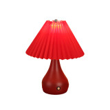 喜慶主題燈飾長明燈婚燈 - 百褶葫蘆燈 | 充電式檯燈 | 浪漫氛圍創造 | 結婚慶典照明 | 喜燈 | 節能LED光源