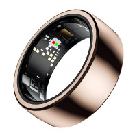 R6智慧戒指 - 玫瑰金 - 9號(18寸) | 心率監測 | 血氧追蹤 | 睡眠監測 | 健康追蹤器 | IP68防水等級 | 健康監控