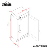 Acalava 100升雙屏觸控電子防潮箱 (ALDB-TC100M) | 樂器防潮櫃 帶電子密碼鎖 | 吉他琵琶小提琴櫃