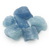 Sikla 天然海藍寶水晶原石100克 | 玫瑰粉晶 | 淨化消磁天然能量石 (SL-RAW-100G-AQU)