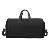 旅行西裝收納包尼龍面料-黑色 | 獨立鞋倉 | 可套拉桿箱