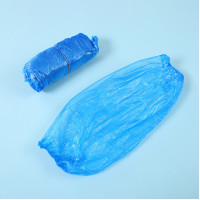 一次性塑膠PE袖套 - 藍色 (100只裝) | 防水防污保護 | 餐飲服務業實驗室防護裝備 | 易於穿戴與脫下 | 保護衣物免受污染