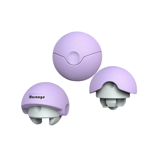 多功能筋膜球 - 紫色 | 放鬆經絡腿部肌肉 | 瑜伽健身按摩神器