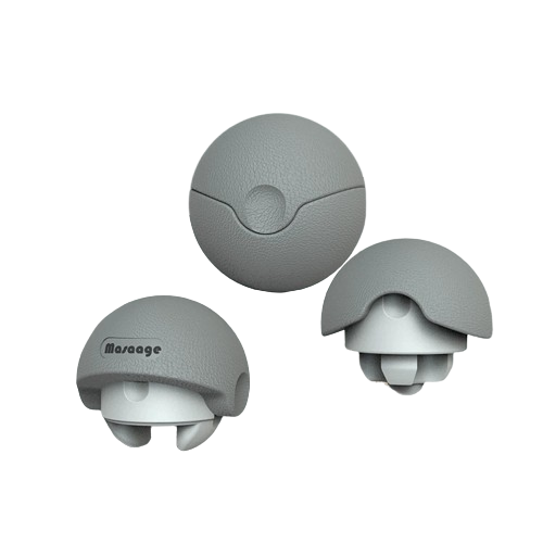 多功能筋膜球 - 灰色 | 放鬆經絡腿部肌肉 | 瑜伽健身按摩神器