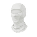 頭套速乾透氣面罩 - 白色 | 速乾材質清爽 | 透氣性能良好 | 配戴舒適貼合 | 多功能防護 | 戶外運動適用