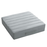 25D毛絨坐墊 - 淺灰色 | 榻榻米坐墊 | 久坐不累