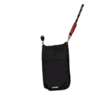 日系工裝風手機袋 - 黑色 | 斜背式手機包 |多口袋設計 | 安全保護個人財物