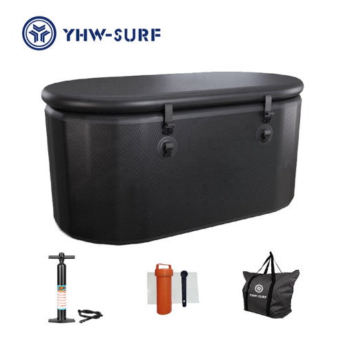 YHW - SUPF PVC拉絲料冰桶 | 冷療健身新方式 | 充氣設計方便收納 | 舒適泡澡體驗 | 清涼消暑必備 | PVC拉伸材質耐用材質