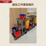 Newmade 多功能清潔車 - 灰色 | 多種清潔功能整合 | 高效清潔地面污漬 | 適用於多種場所 | 操作便利易上手 | 大容量垃圾儲存