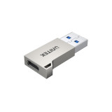 UNITEK A1034NI - USB-A(M) to USB-C(F) 轉換頭 | 5Gbps 9V2A | SuperSpeed | QC3.0 | 磨砂鋅金屬設計 | 香港行貨