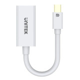 UNITEK Y-6331 4K 30Hz Mini DP 轉 HDMI 轉接器 - 白色 | 4K Ultra HD 視訊轉換 | 即插即用 | 鍍金接頭 | 寬顯示支援 | 香港行貨