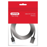 UNITEK Y-C450GBK - USB 2.0 延長線 - 2m | 高速資料傳輸 | 相容性廣泛 | 抗干擾設計 | 耐用PVC外被 | 延長工作距離 | 香港行貨