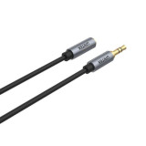UNITEK Y-C932ABK - 耳機 3.5mm AUX 立體聲音頻延長線 | 適用於N版與i版耳機標準 | 純銅線芯 | 鍍金插頭 | 階梯式插頭設計 | 香港行貨