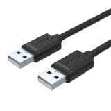 UNITEK Y-C442GBK - USB 2.0 轉 USB-A 充電傳輸線 - 1.5m | 雙功能線 | 2.0高速資料傳輸 | 充電與資料同步 | 適用於相機MP3 | 香港行貨