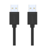 UNITEK Y-C442GBK - USB 2.0 轉 USB-A 充電傳輸線 - 1.5m | 雙功能線 | 2.0高速資料傳輸 | 充電與資料同步 | 適用於相機MP3 | 香港行貨