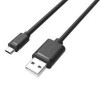 UNITEK Y-C435GBK - USB-A(M) to Micro USB(M) 資料及充電傳輸線 - 3m | USB 2.0規格支援 | 480Mbps資料傳輸速度 | 支援資料同步及充電 | 香港行貨