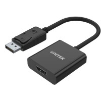 UNITEK Y-5118DA - DP 轉 HDMI 轉接器 | 穩定 HDMI 轉檔配件 | 無損高清訊號轉換 | 便捷即插即用連接設備 | 香港行貨