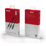 UNITEK Y-C957ABK - 耳機 3.5mm AUX 立體聲音頻轉接器  (2入1出) | 立體聲音訊分配 | 雙裝置音訊輸入 | 可攜式音訊切換器 | 相容性廣泛 | 香港行貨
