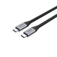 UNITEK C14082ABK - USB Type-C PD100W全功能線 - 1m | USB3.2 Gen1 5Gbps資料傳輸 | USB PD100W 快充 | 4K 60Hz 影像輸出 | 香港行貨