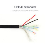 UNITEK C14103BK - USB-A to USB-C 充電傳輸線 - 3m | USB 3.0 5Gbps | 充電9V2.4A Max.21.6W | 適用 iPhone iPad USB-C 智能手機 | 香港行貨
